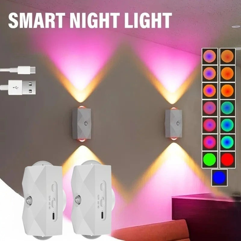 Smart Induction Wall Lamp Motion Sensor LED Night Light