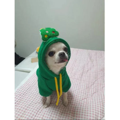 Santa Claus Dog Cat Coat Hoodies