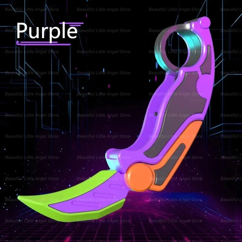 3D Printed Gravity Claw Knife Toy Stress Relief