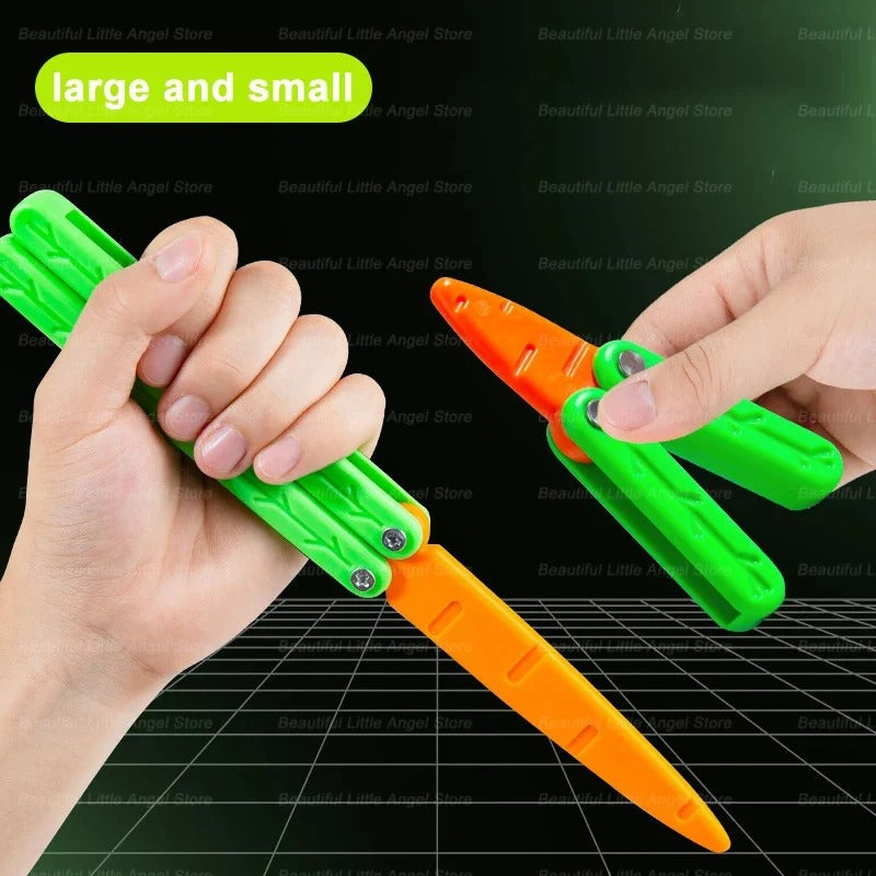 3D Printed Gravity Claw Knife Toy Stress Relief