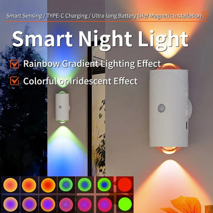Smart Induction Wall Lamp Motion Sensor LED Night Light