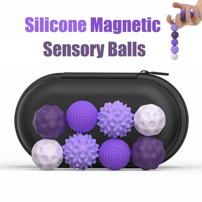 Silicone Magnetic Sensory Balls Fidget Toy