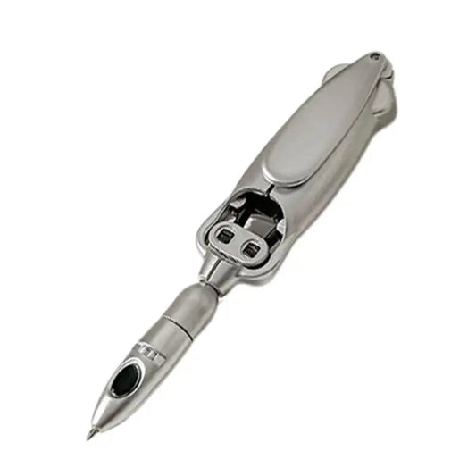Creative Unique Folding Ballpoint Pen 0.5mm Black Gel