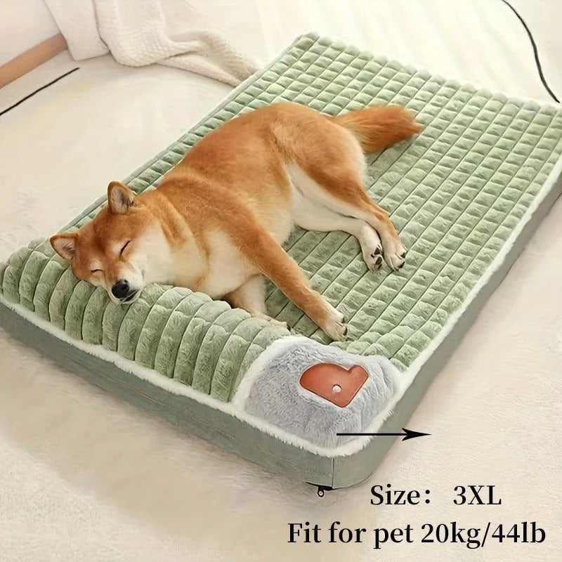 Sleeping Dog Mat Winter Warm Removable Washable Kennel Mattress