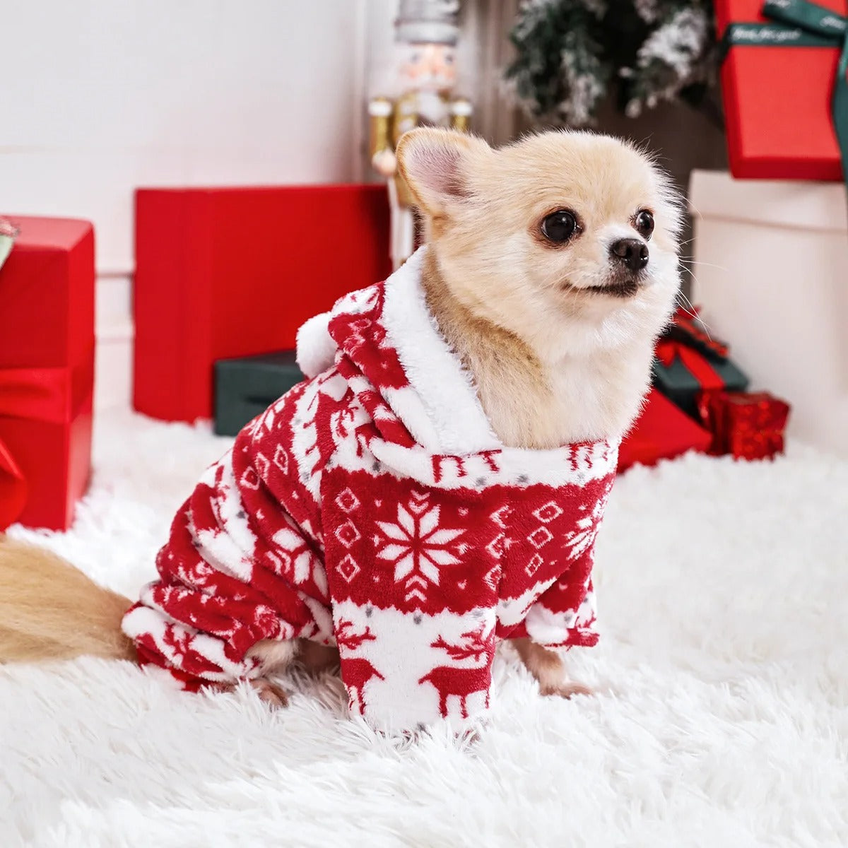 Dog Christmas Jumpsuit