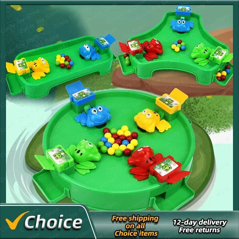 Hungry Frog Eats Beans Strategy Game