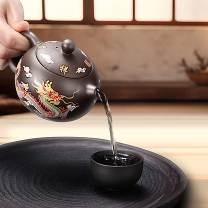 Dragons Color-changing Teapot