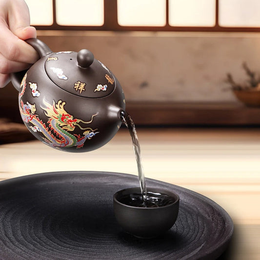 Dragons Color-changing Teapot