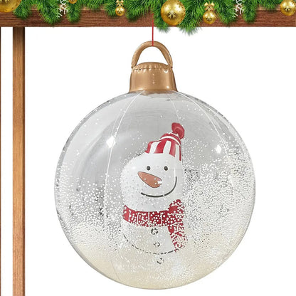 23.6 Inch Giant Inflatable Christmas Ball with LED Light