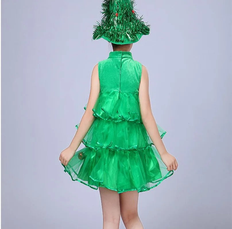 Green Christmas Tree Costume