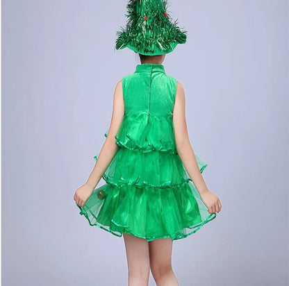 Green Christmas Tree Costume