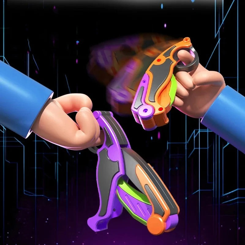 3D Printed Gravity Claw Knife Toy Stress Relief