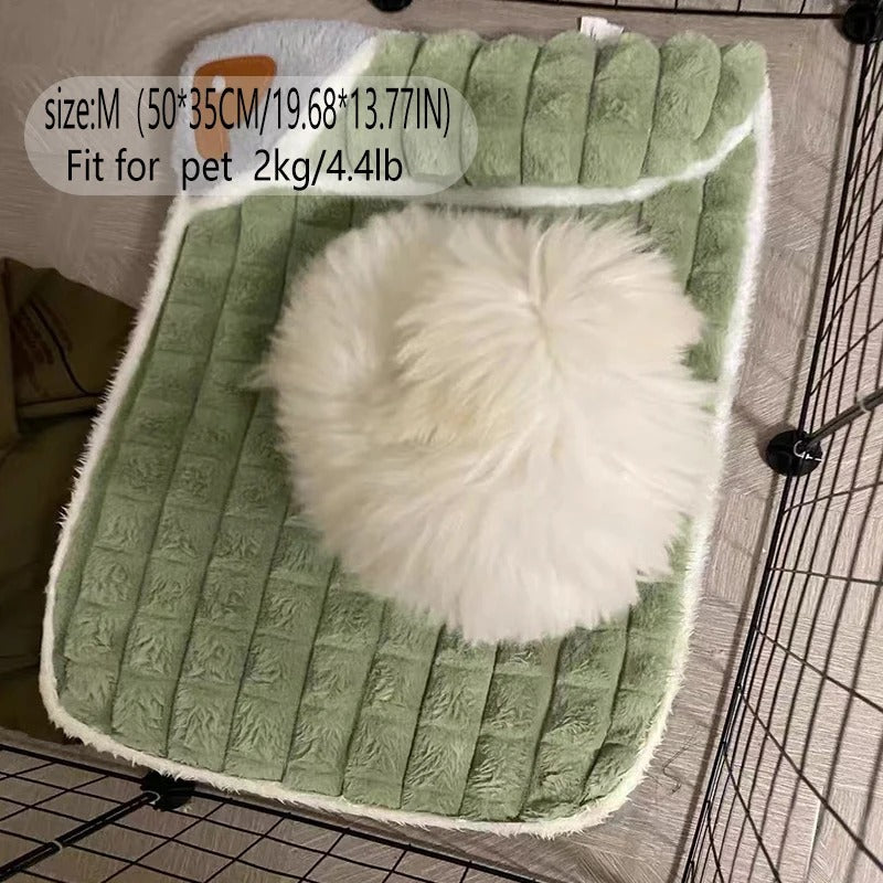 Sleeping Dog Mat Winter Warm Removable Washable Kennel Mattress