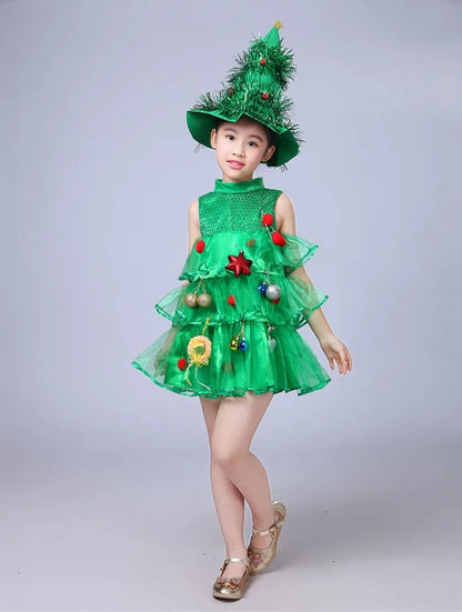 Green Christmas Tree Costume