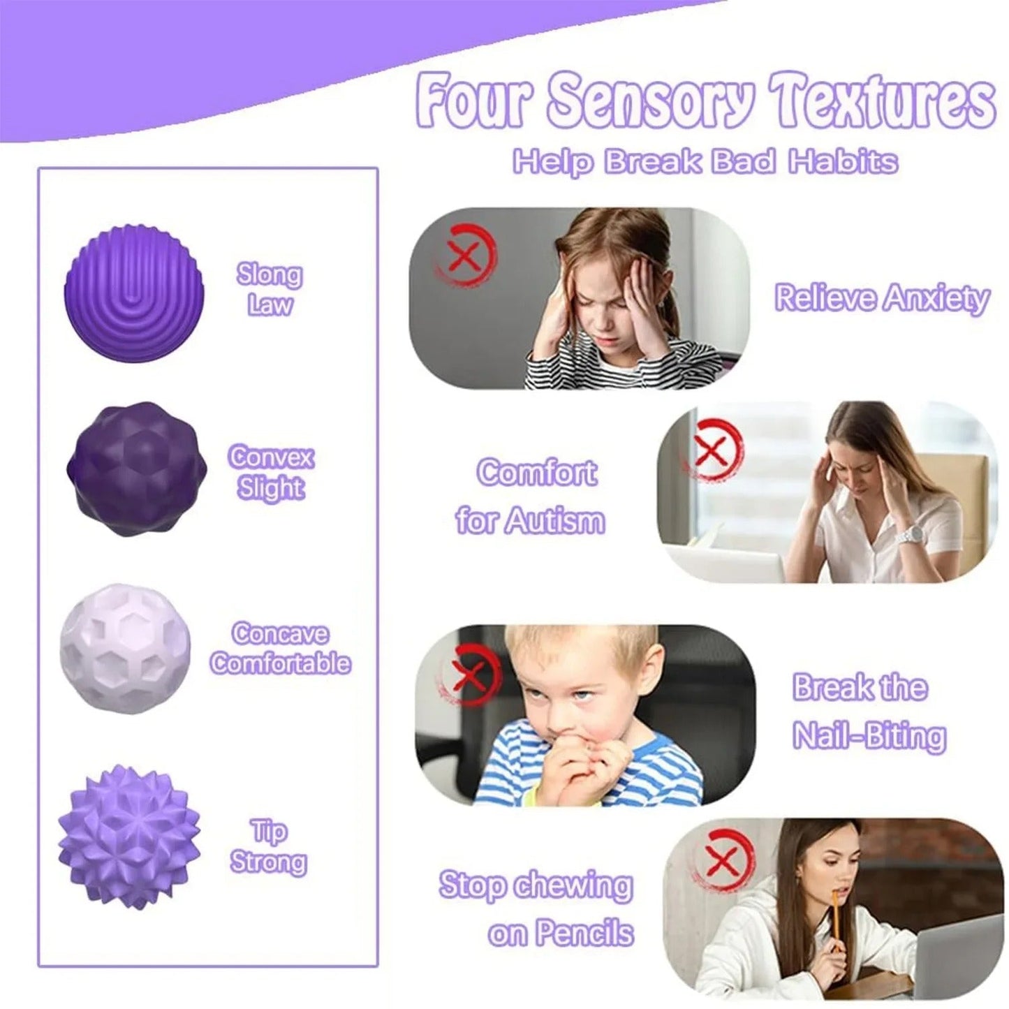 Silicone Magnetic Sensory Balls Fidget Toy