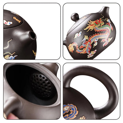 Dragons Color-changing Teapot