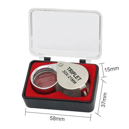 10-30X Pocket Loupe Magnifier