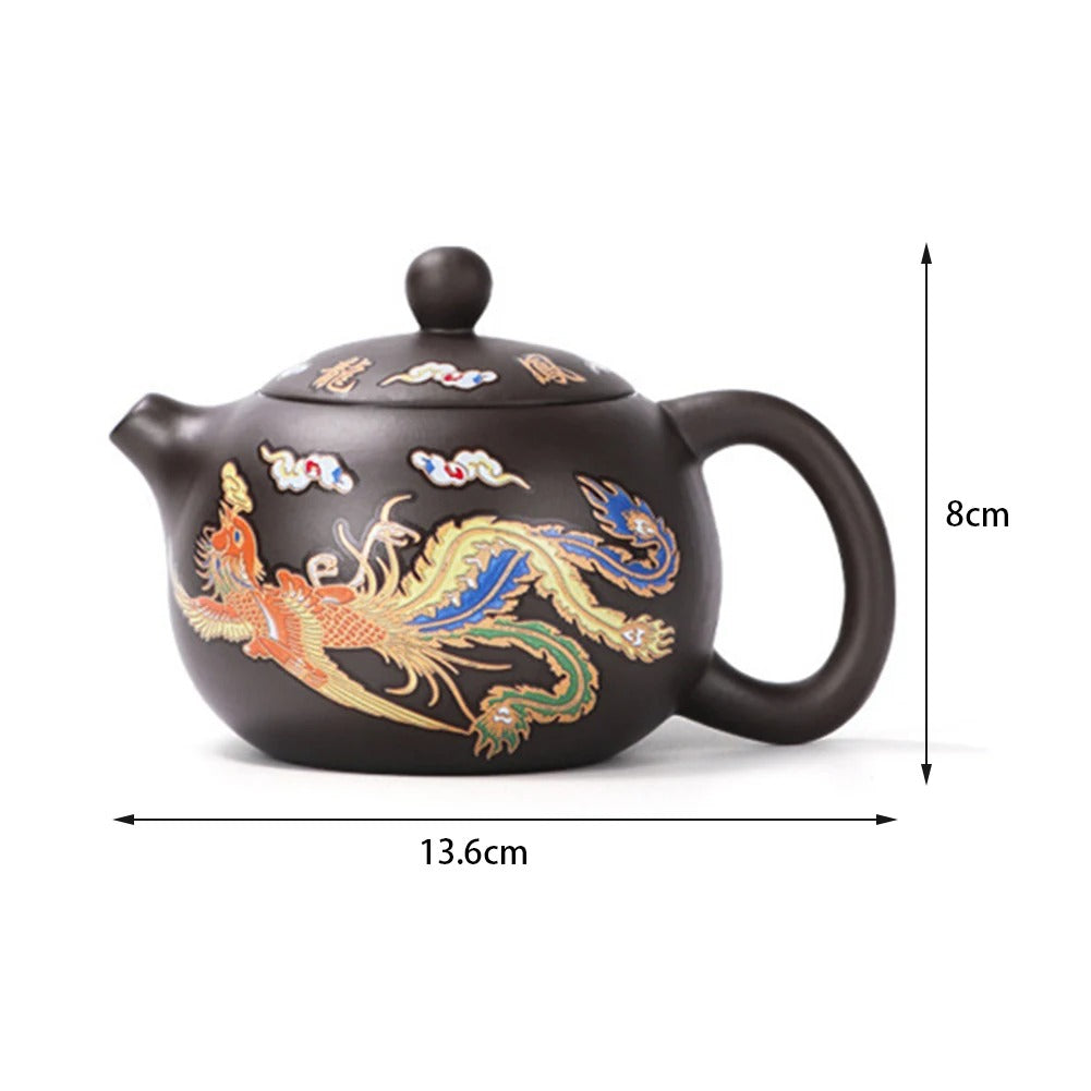 Dragons Color-changing Teapot