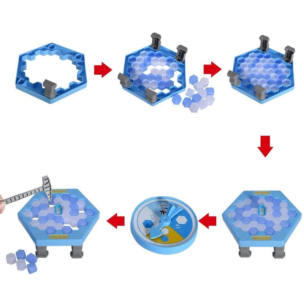 Save Penguin On Ice Game