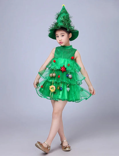 Green Christmas Tree Costume