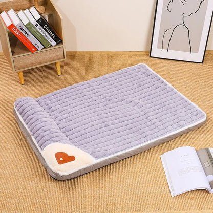 Sleeping Dog Mat Winter Warm Removable Washable Kennel Mattress