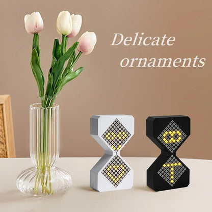 Creative 3D Hourglass LED Night Light with Electronic Timer