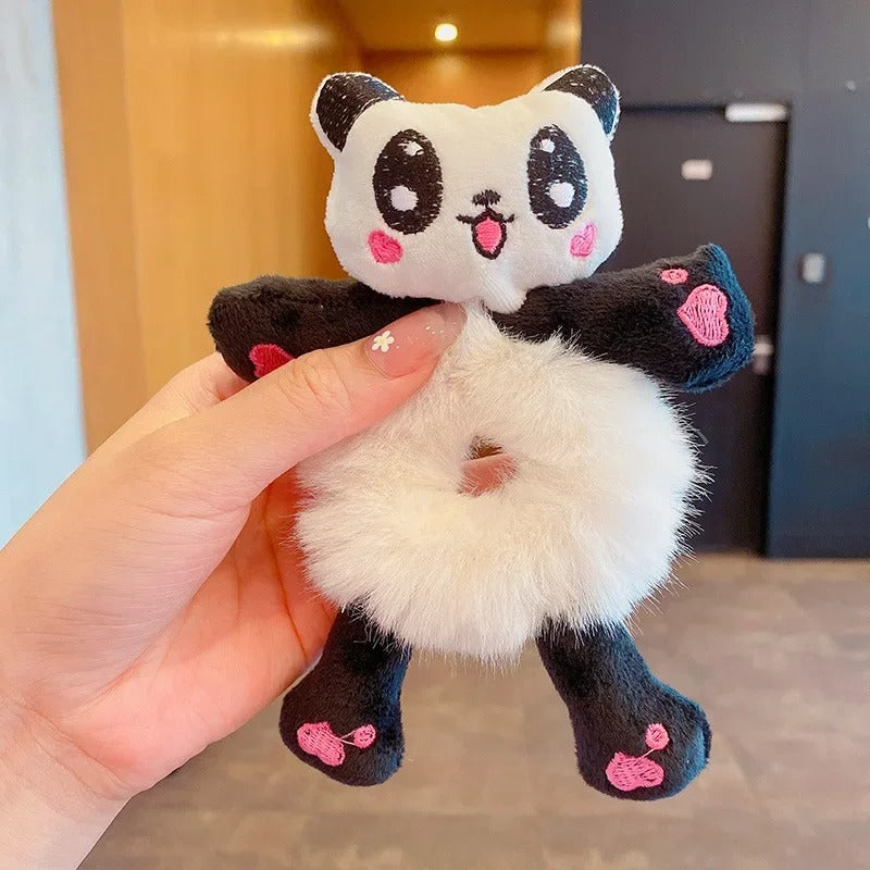 Hair Circle Girl Frog Plush