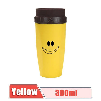 French Lidless Twist Cup Creative Plastic Insulated Mug
