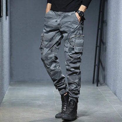 Joggers Cargo Pants Men Casual Hiphop MultiPocket