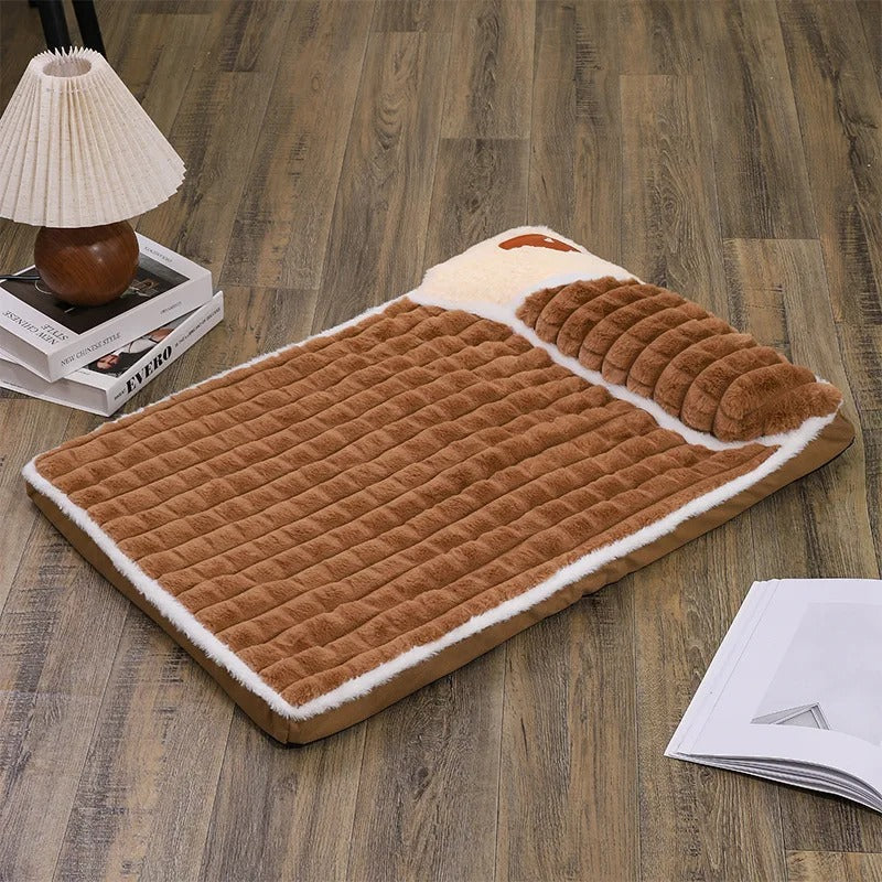 Sleeping Dog Mat Winter Warm Removable Washable Kennel Mattress