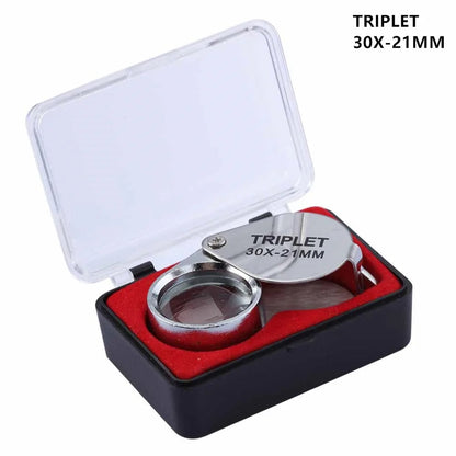 10-30X Pocket Loupe Magnifier