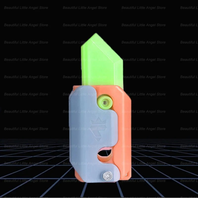 3D Printed Gravity Claw Knife Toy Stress Relief