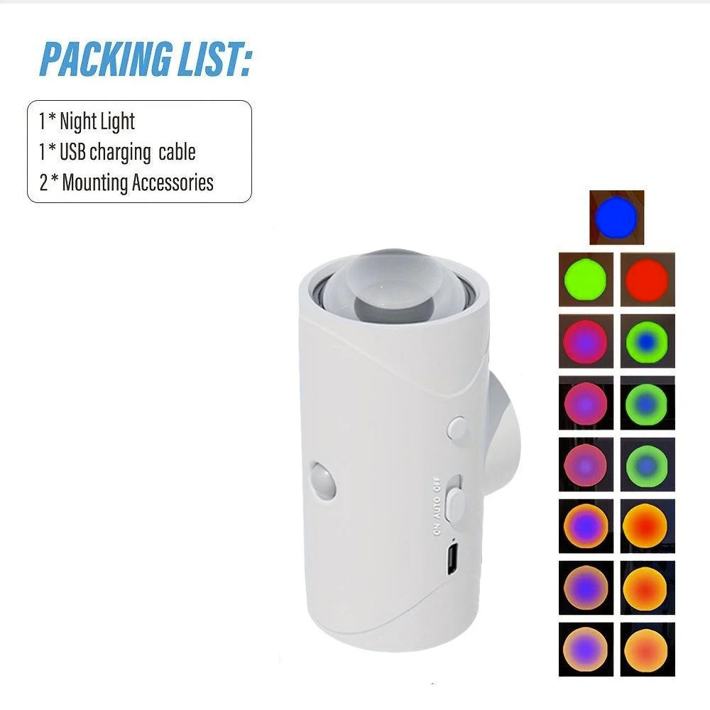 Smart Induction Wall Lamp Motion Sensor LED Night Light