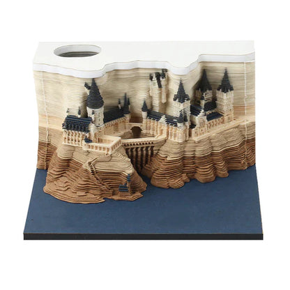 3D Magic Hogwarts Castle Notepads