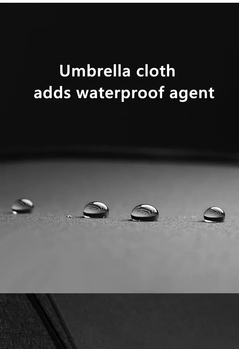 REFLECTIVE STRIPE REVERSE LED LIGHT AUTOMATIC UMBRELLA