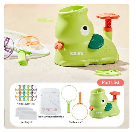 Thrilling Flying Disc launching toy for kids