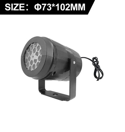 1pc Snowflake Christmas Laser Projector Light,16 patterns Waterproof Rotating