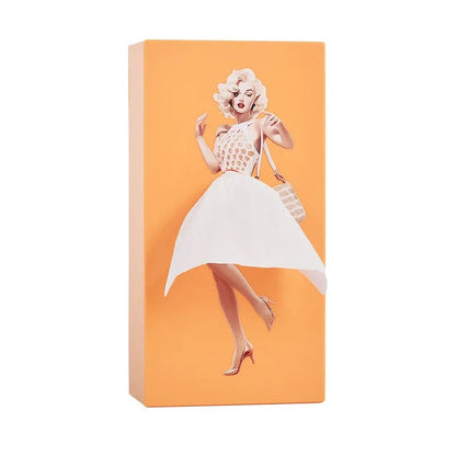 Puffy Skirt Girl Face Tissue Box